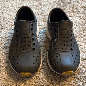 Native Black Perforated Slip-Ons